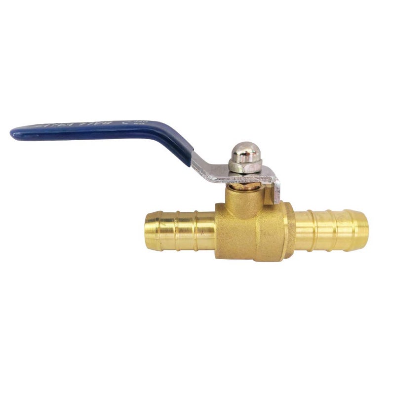 Pysrych 5/8 Inch Inch Heater Hose Shut Off Valve 16mm OD Brass Ball Valve 90 Degree Turn Full Port 1pc - Image 1
